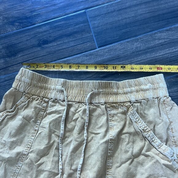 pilcro anthropologie Yellow Drawstring Skirt Size XL (232) - Picture 4 of 5